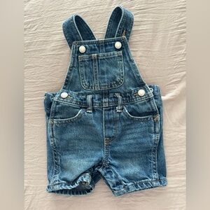 Old Navy Denim Short Overalls in Blue